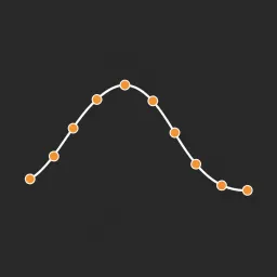 Curve Resample — source library preview; illustrative, not verified output