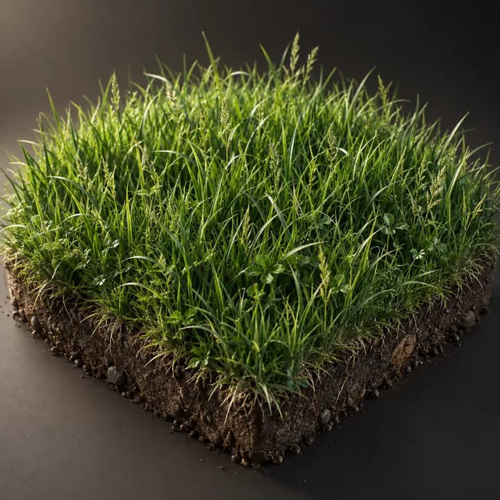 Grass Pro — AI concept illustration, not verified Blender output