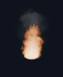 Soft Pyro Volume Shader — shared collection artwork, not an individual asset render