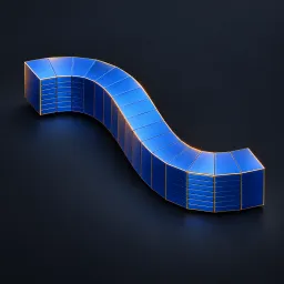 Curve Flow Pro — source library preview; illustrative, not verified output