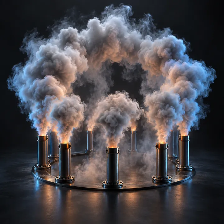 Boom Smoke Pro — AI concept illustration, not verified Blender output