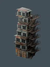 Shanty Megatower Pro — source library preview; illustrative, not verified output