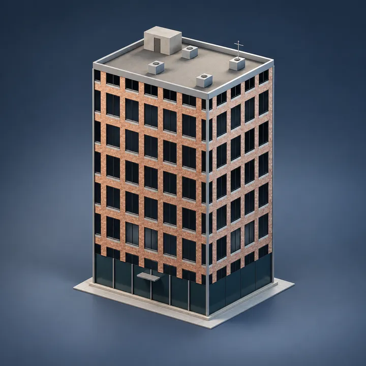 Buildings Generator Pro — AI concept illustration, not verified Blender output