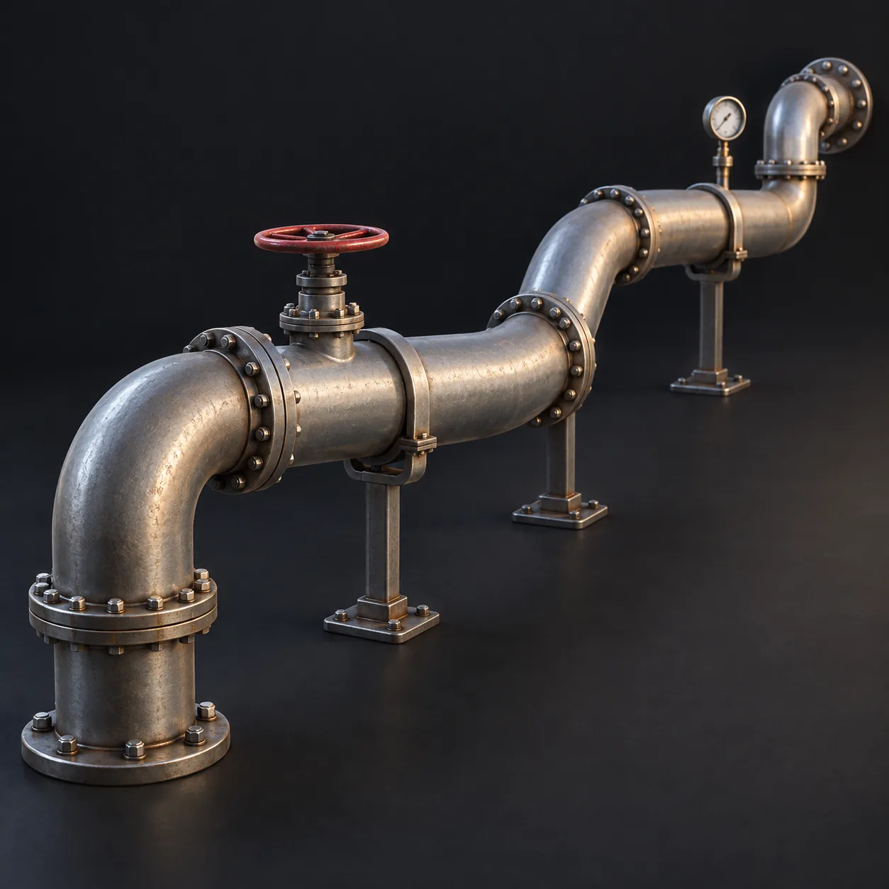 Pipe Run — AI concept illustration