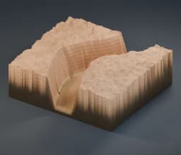 Incised Canyon Terrain Pro — embedded source-library preview