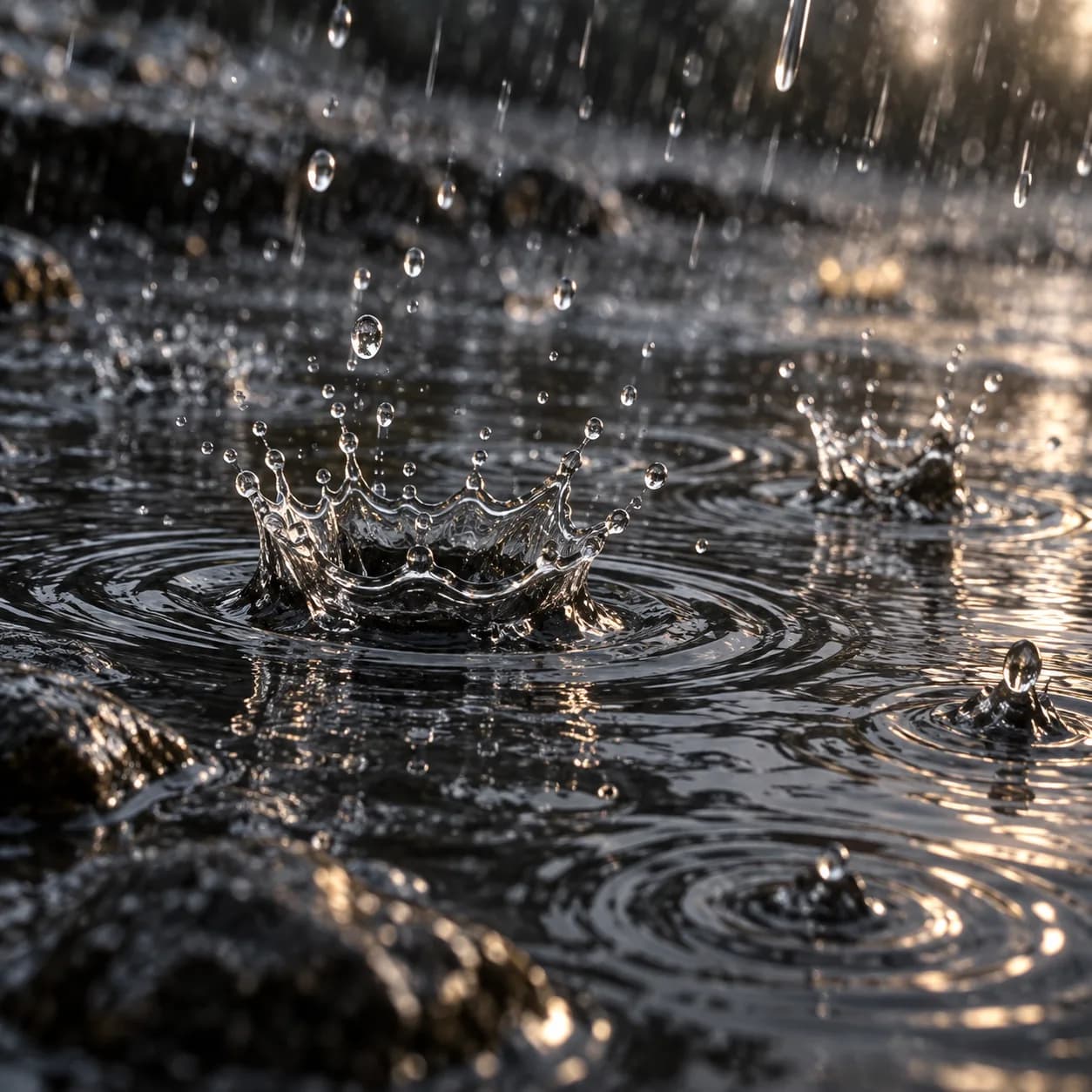 Rain Impact — AI concept illustration