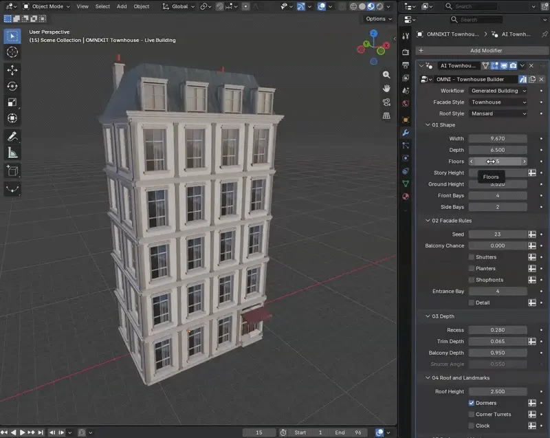 Preview for OMNI - Townhouse Builder