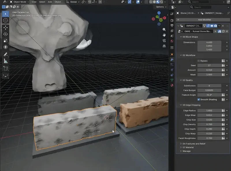 Preview for OMNI - Ruined Stone Block Pro