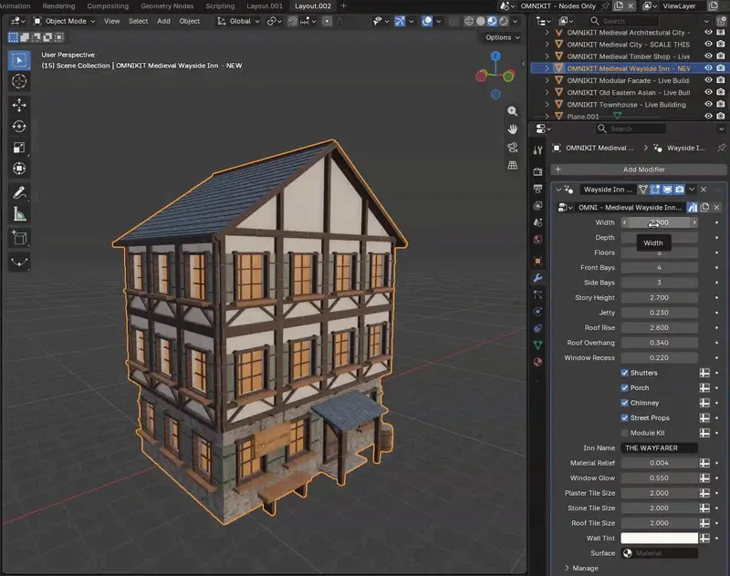 Preview for OMNI - Medieval Wayside Inn Builder